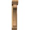 Ekena Millwork Legacy Slat Rough Sawn Bracket w/ Offset Brace, Western Red Cedar, 6"W x 28"D x 32"H BKT0604X28X32LEC06RWR - alternate 2